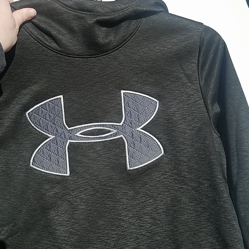 NWT Dark Green Under Armour hoodie - Picture 6 of 7